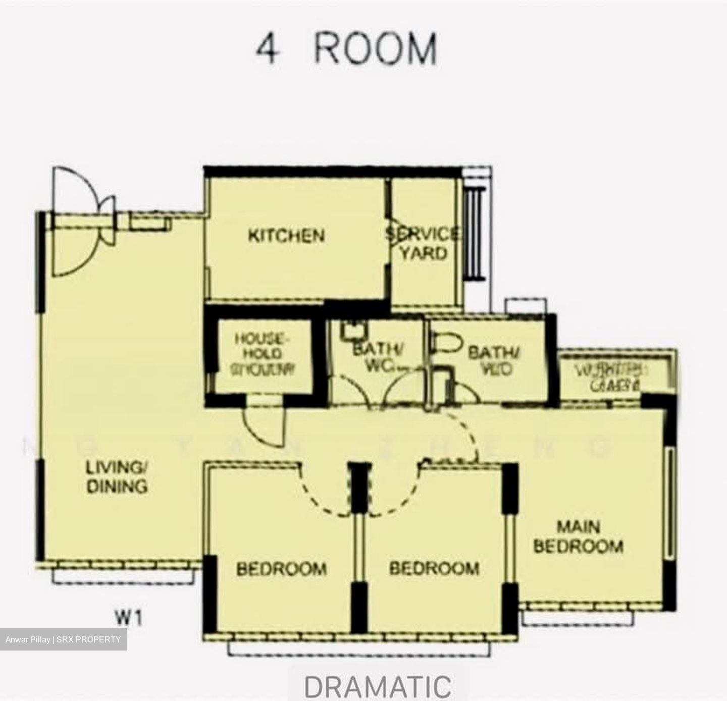 Blk 478B Valley Spring @ Yishun (Yishun), HDB 4 Rooms #614611001